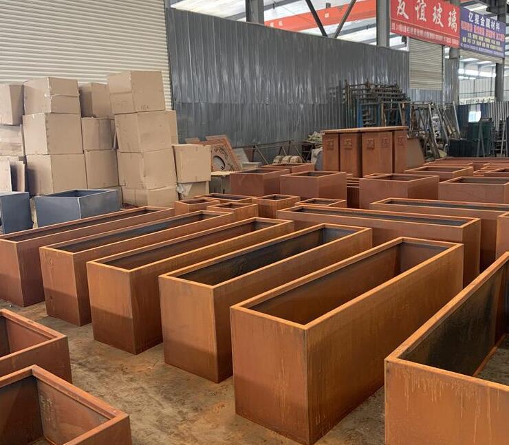 日喀则耐候钢板花箱