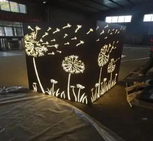 日喀则耐候钢灯箱